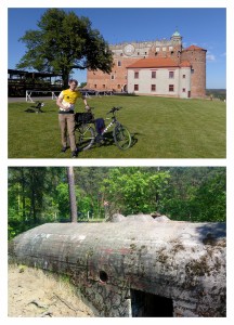Zamek krzyżacki w Golubiu i schron niemiecki typu Regelbau 668 w podtoruńskiej Brzozówce [fot. Mateusz Głowacki (historia, nauki o rodzinie)]
